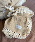 Essentīals Neutral Tuscan Tassel Blanket