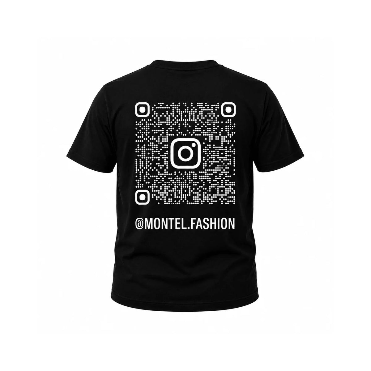 Montel Black Cotton T-Shirt