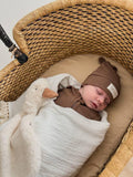Essentīals Knot Beanie Dusty Brown